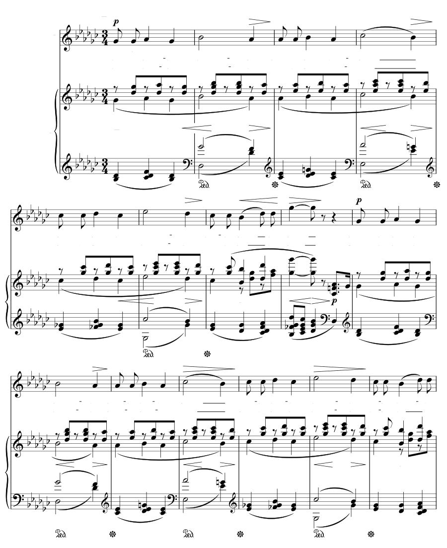 Для музыки (Für Musik). 6 песен, соч. 10