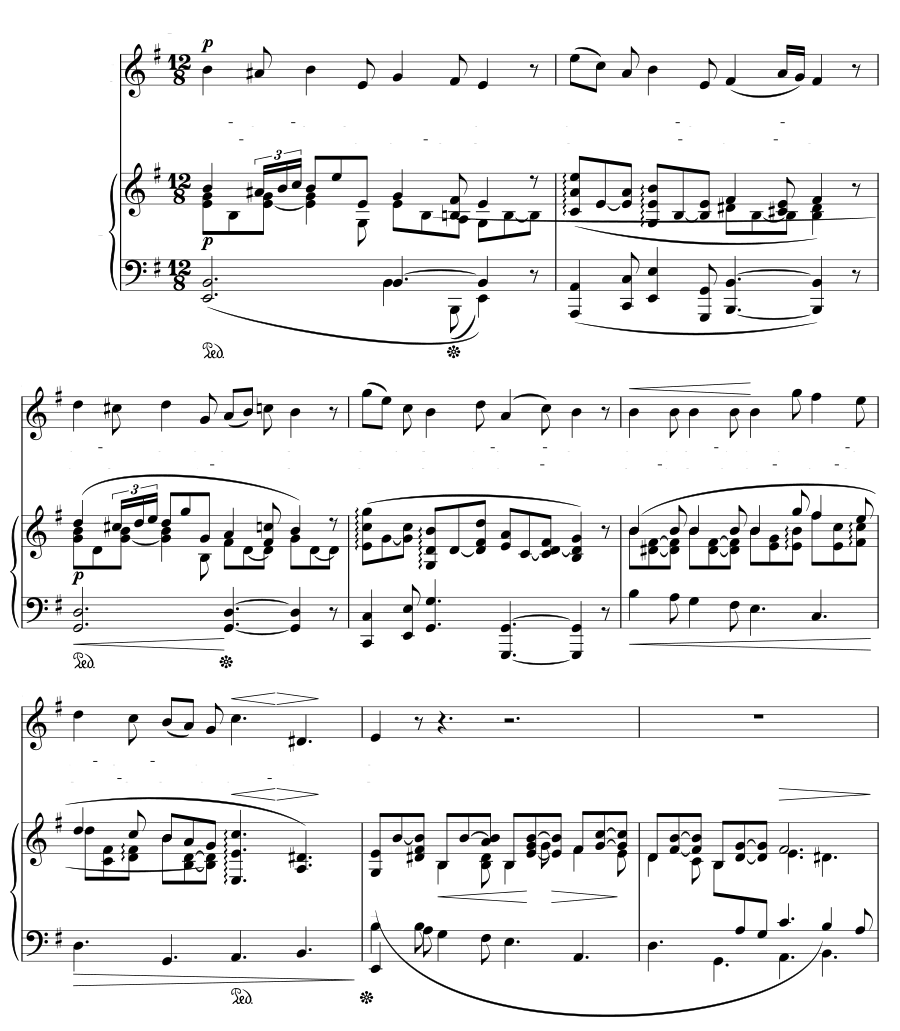 Вечером (Abends). 6 песен, соч. 16