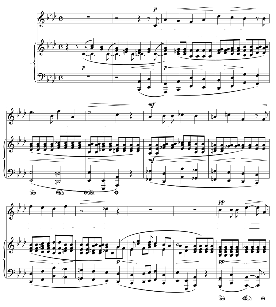 Вечерняя песнь усталого (Des Müden Abendlied). 6 песен, соч. 26