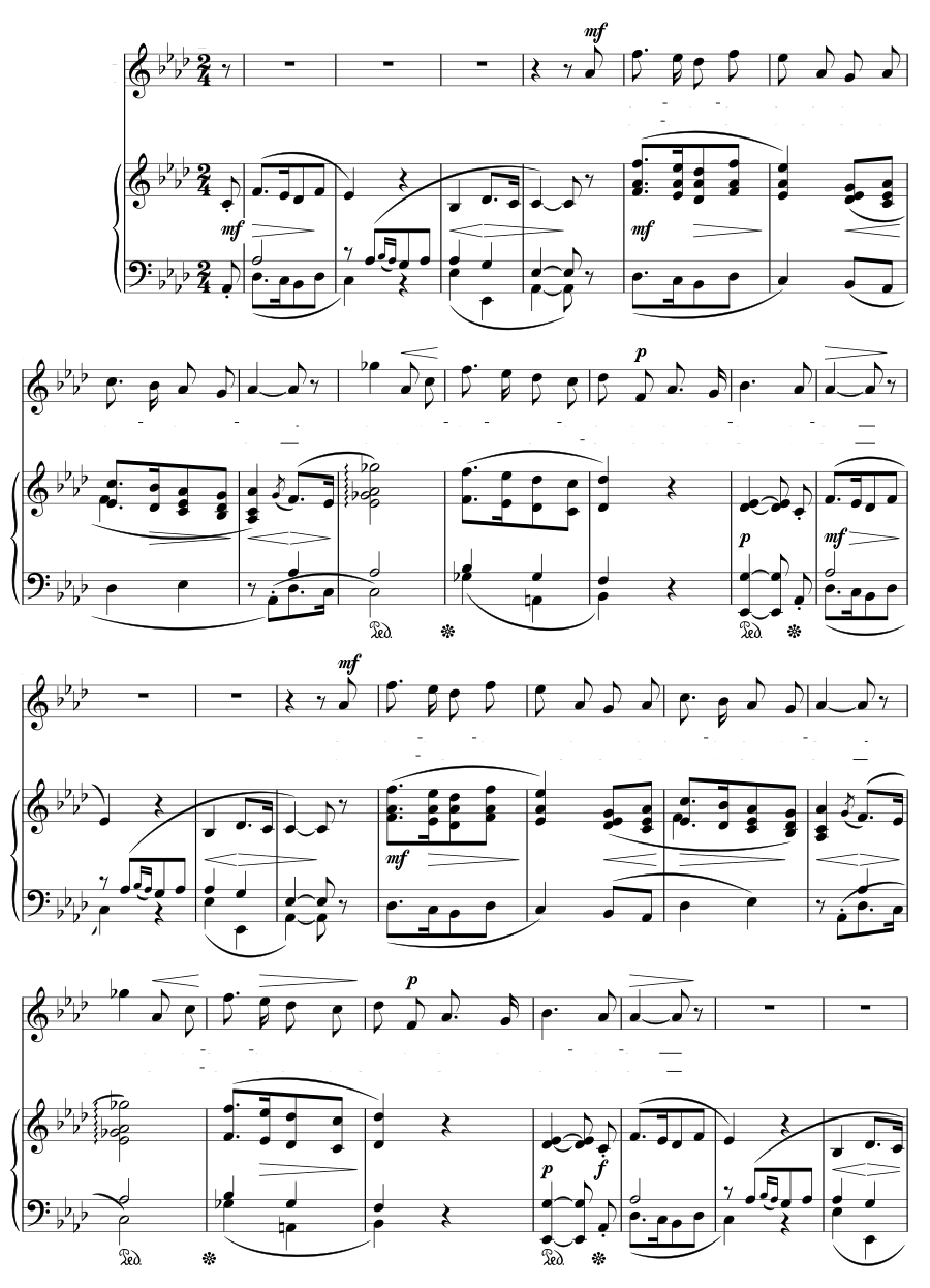 От глаз к сердцу (Vom Auge zum Herzen). 6 песен, соч. 26