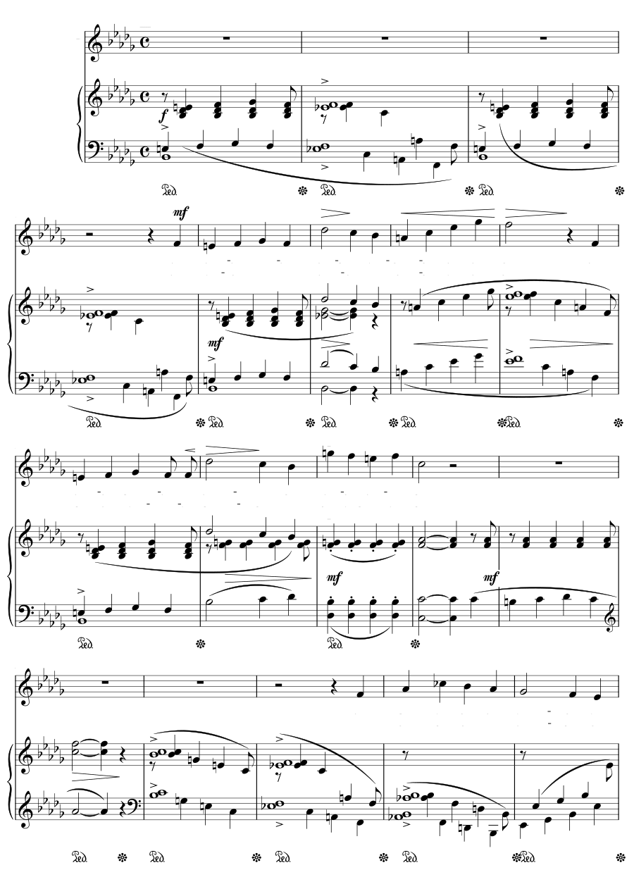 Любовь солгала! (Die Liebe hat gelogen!). 6 песен, соч. 6