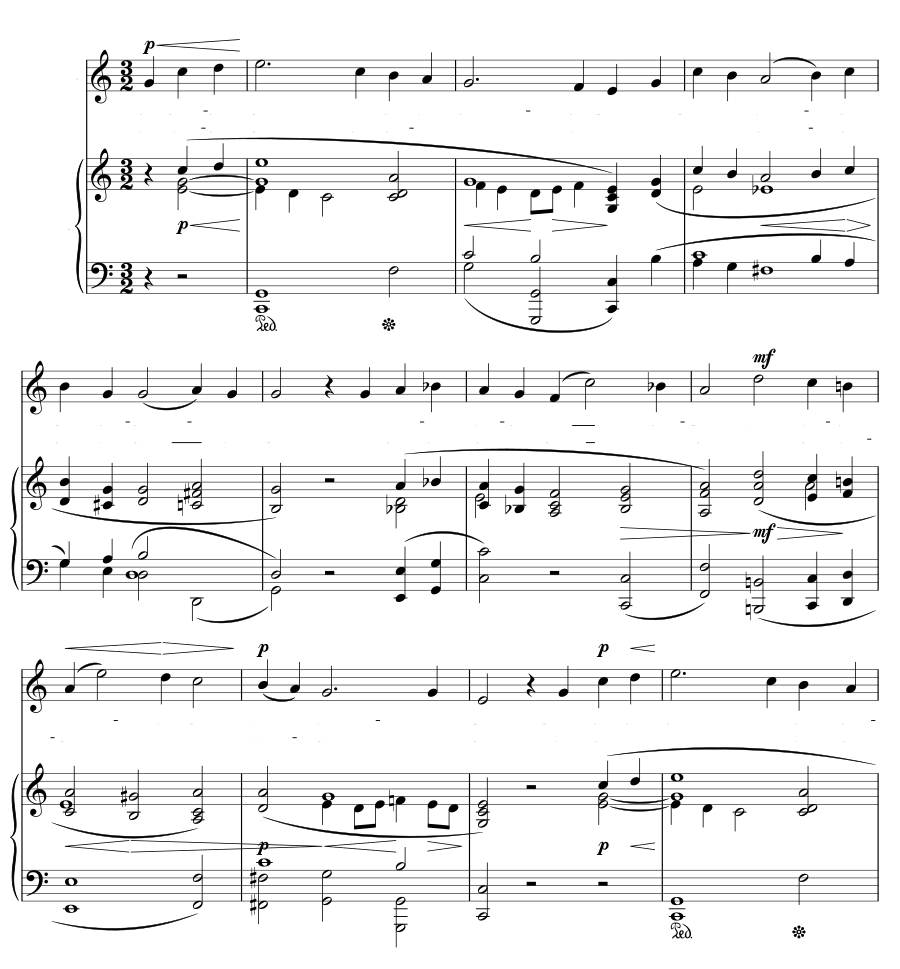 О, не лги (O lüge nicht). 6 песен, соч. 25