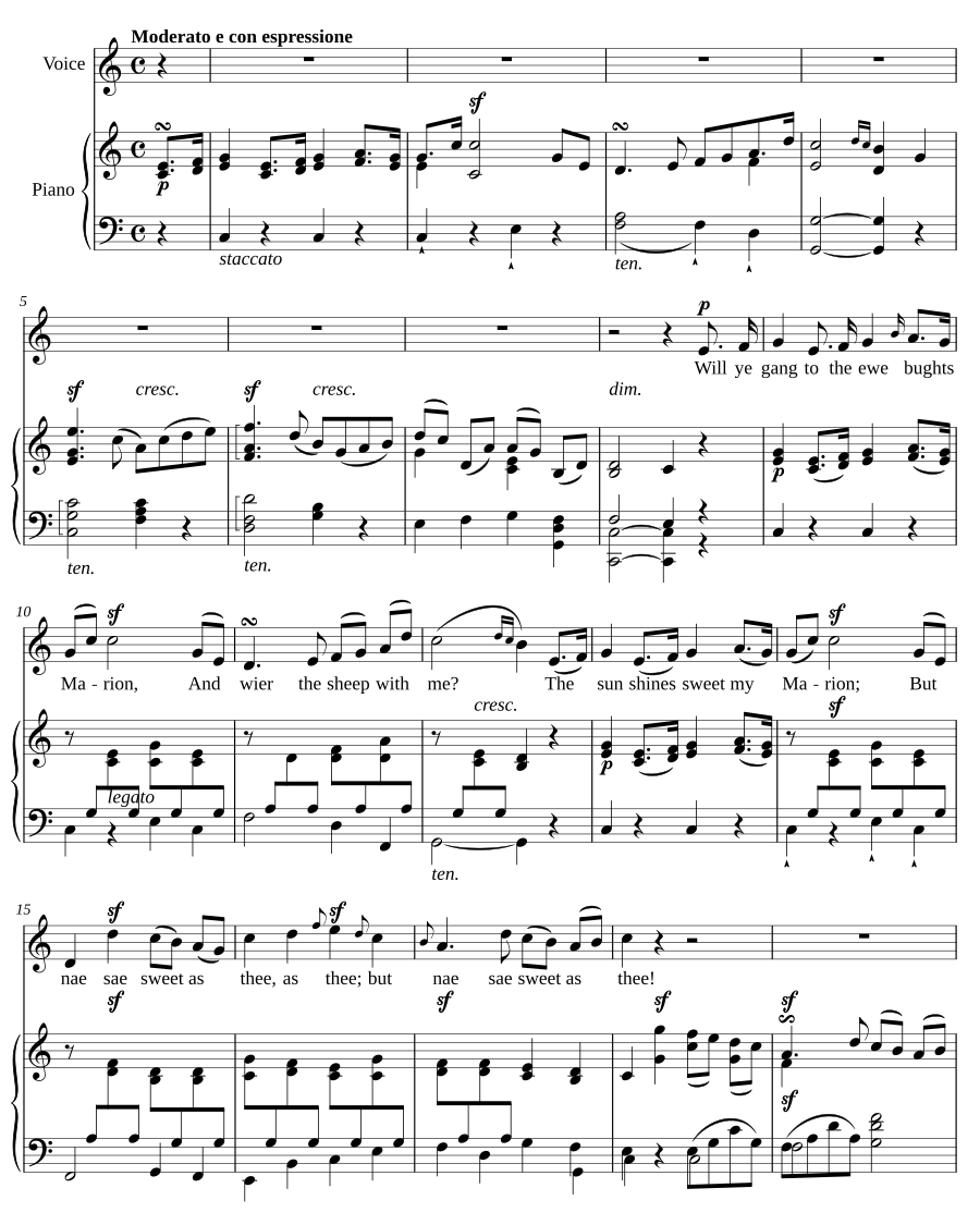 Марион, или Пойдёшь ли ты к ручью? (Marion, or Will ye gang to the burn side?)