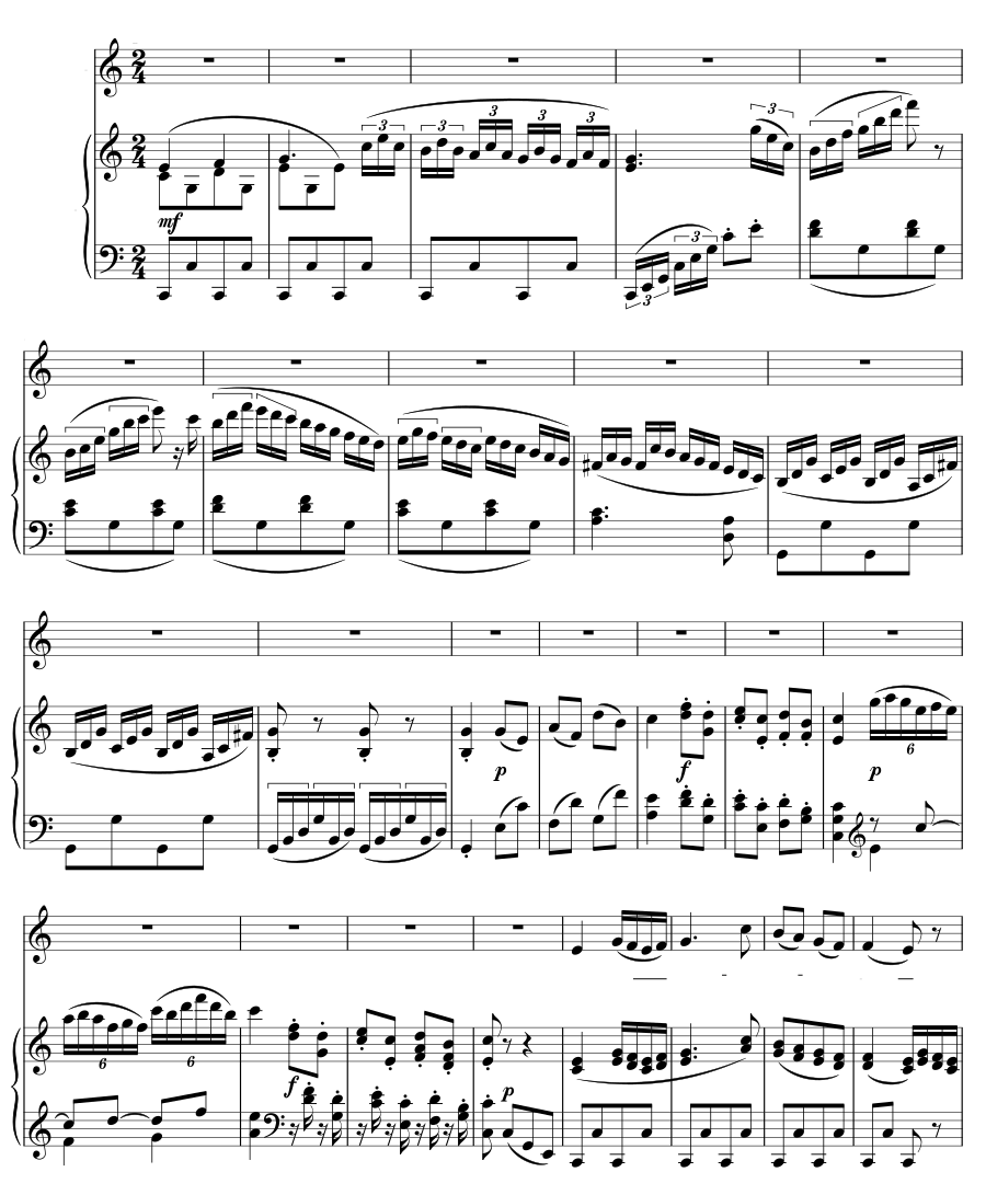 Песня русалки (The Mermaid’s Song, Hob.XXVIa:25). 10 канцонетт