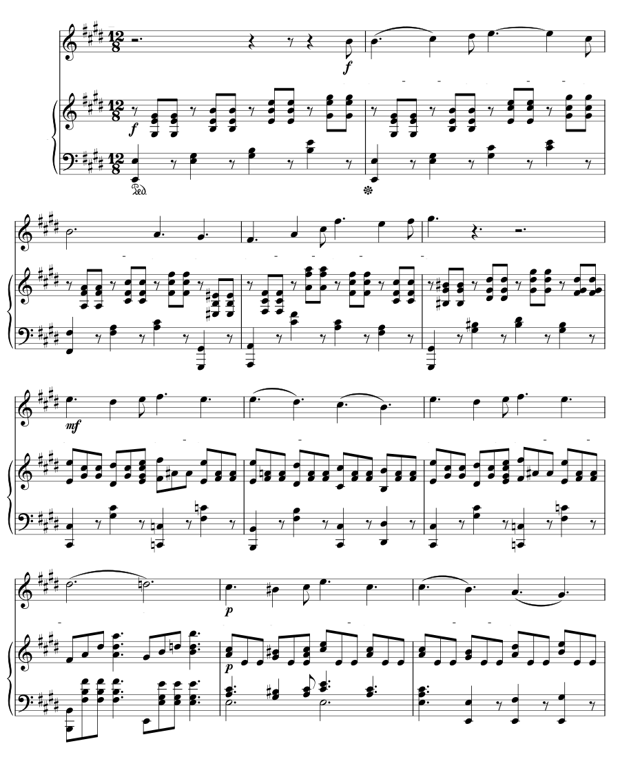 На юг (Nach Süden). 5 песен, соч. 10