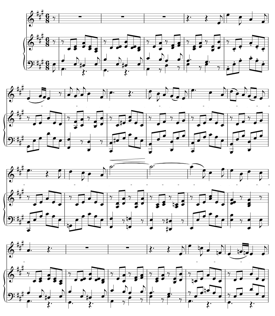 Радость гор (Bergeslust). 5 песен, соч. 10