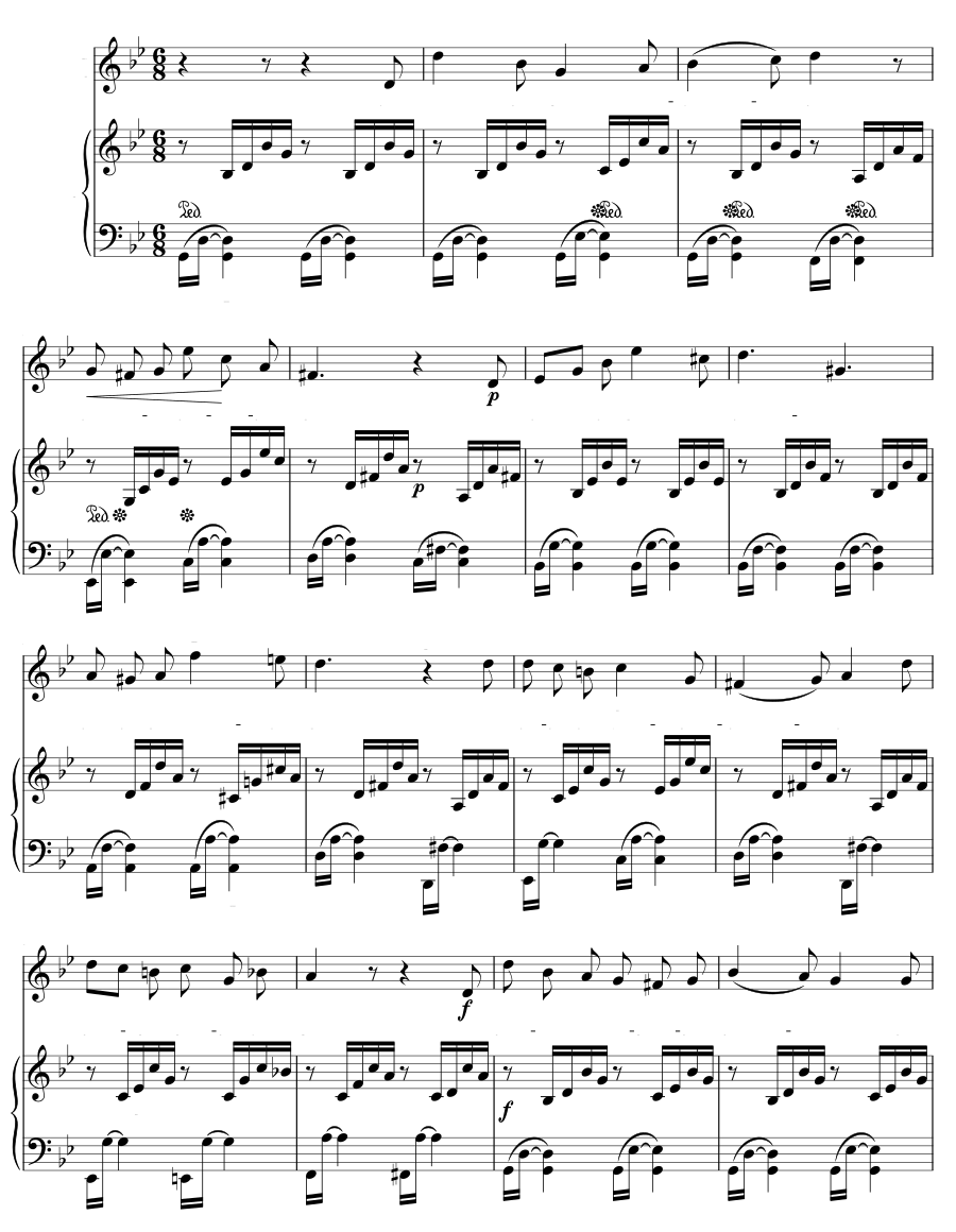 Песня лебедя (Schwanenlied). 6 песен, соч. 1
