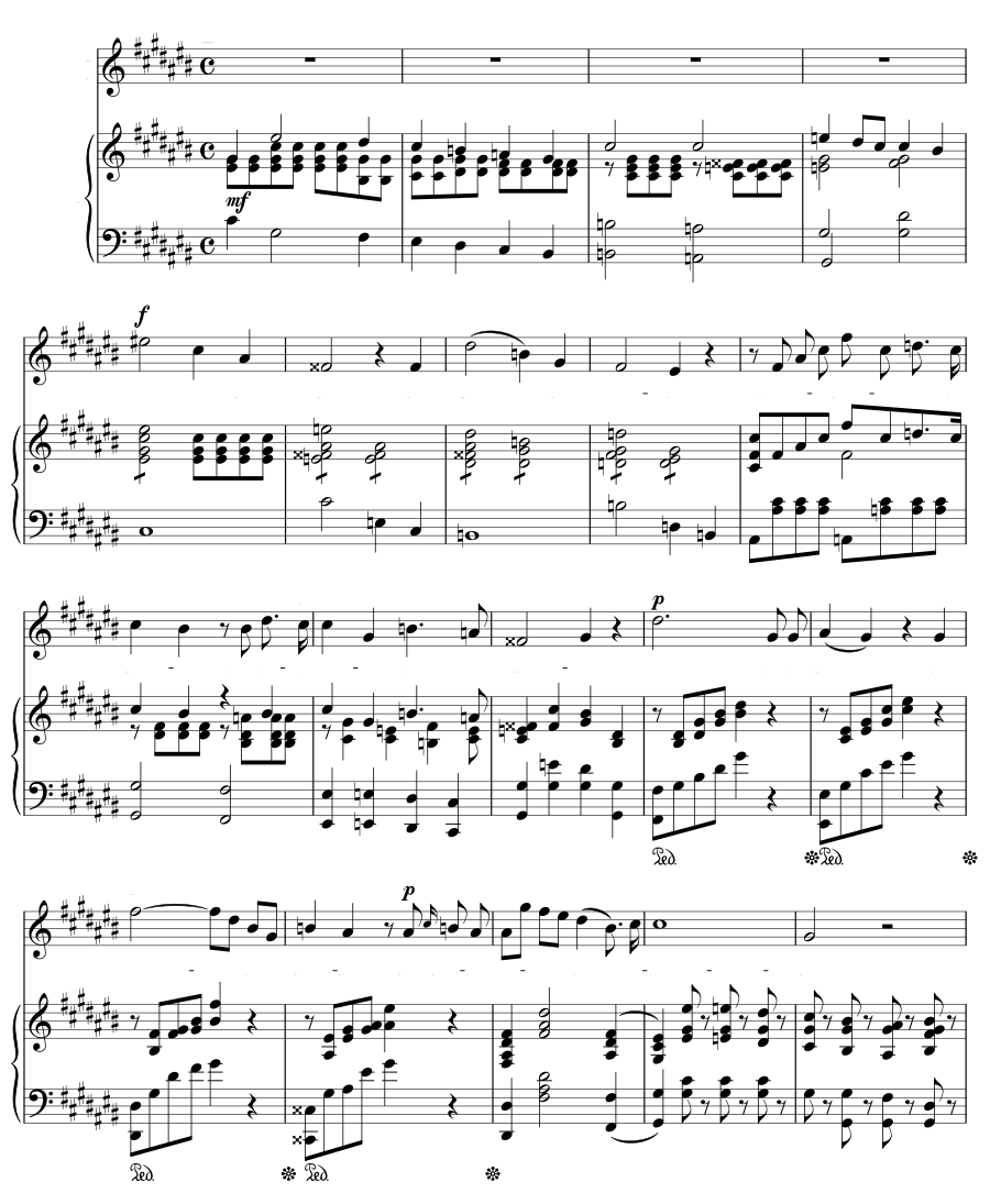 Твоё моё сердце (Dein ist mein Herz). 6 песен, соч. 7