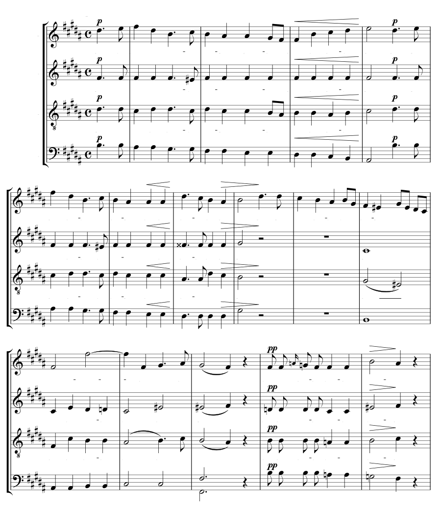 Слышишь ли, как шумят деревья (Hörst du nicht die Bäume rauschen). Песни сада, соч. 3