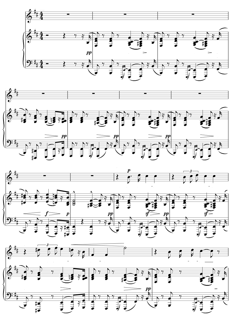 Воительница, героическая баллада (La guerrière, ballade héroïque). 20 мелодий