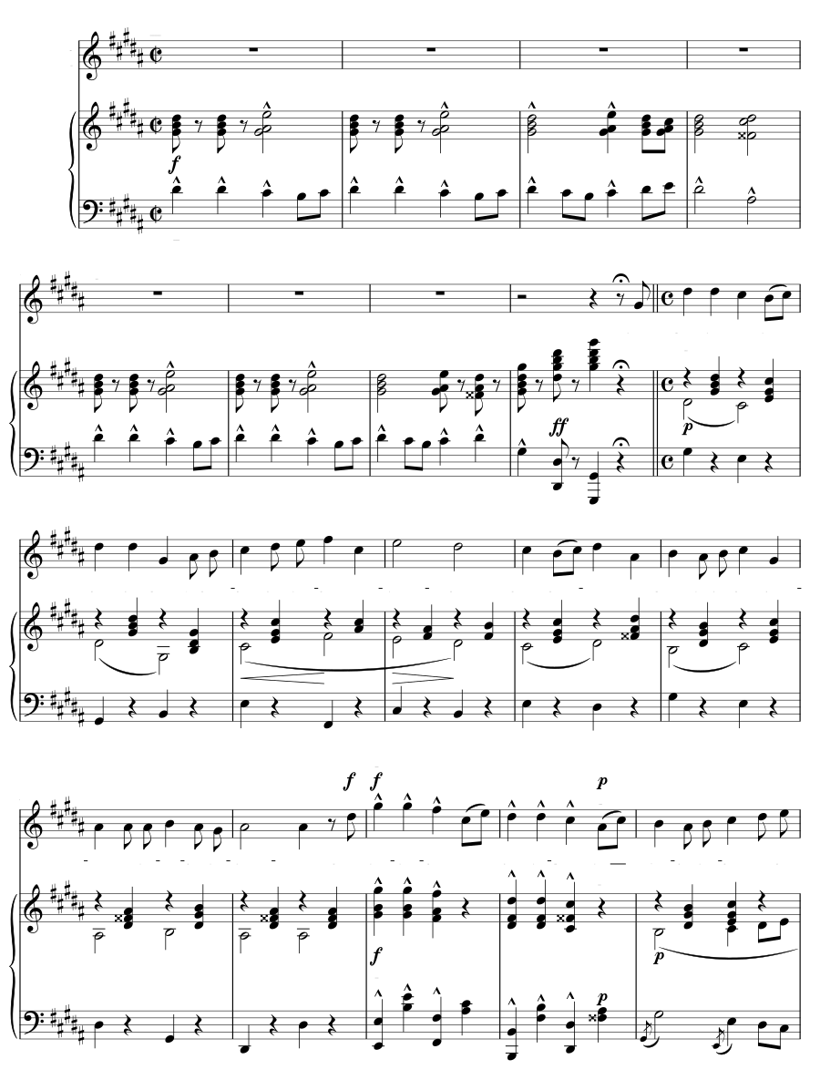 Песня ирландских парней (Chanson des gars d’Irlande). Мелодии для фортепиано и голоса