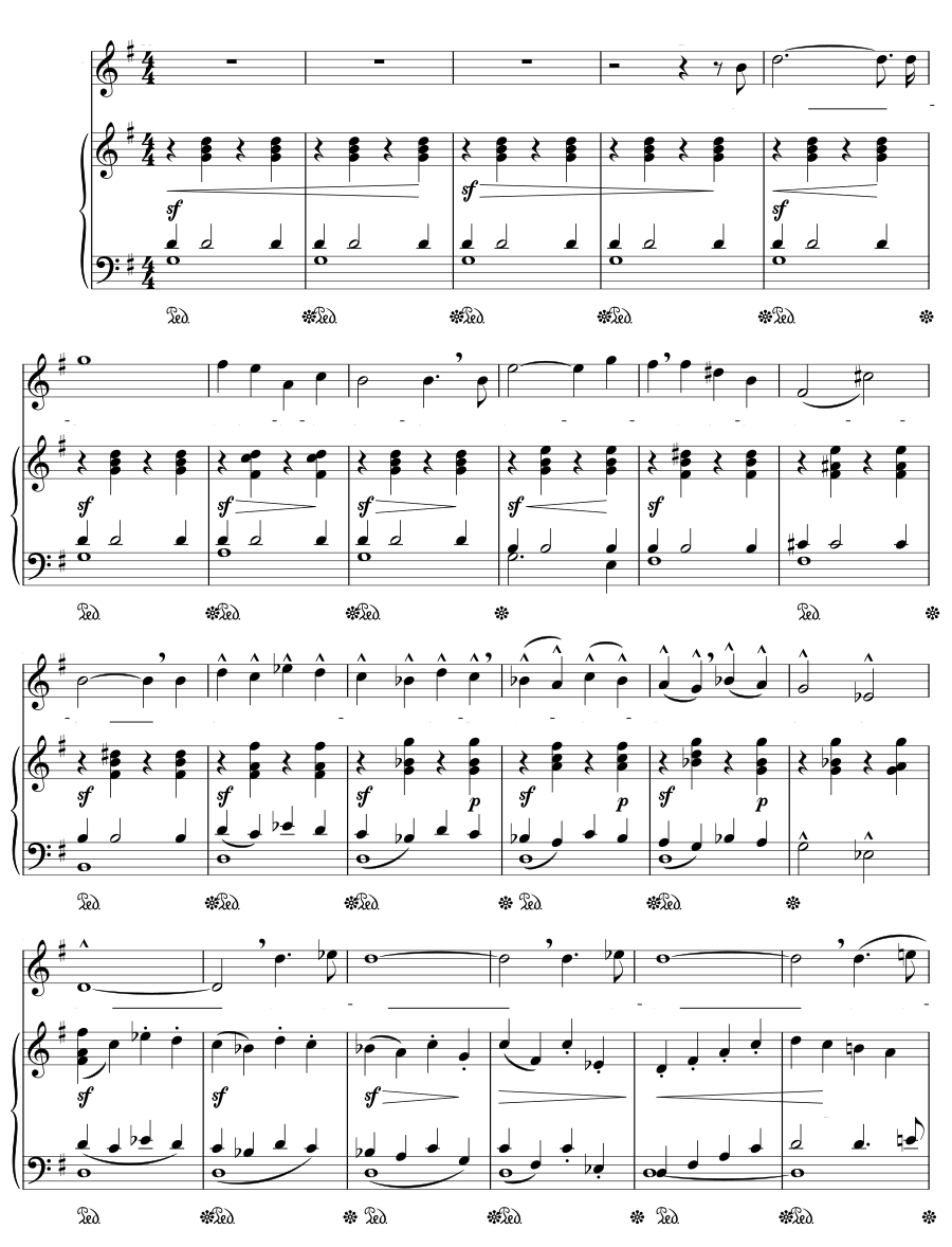 Песня погонщика верблюдов (Chanson du chamelier). Мелодии для фортепиано и голоса