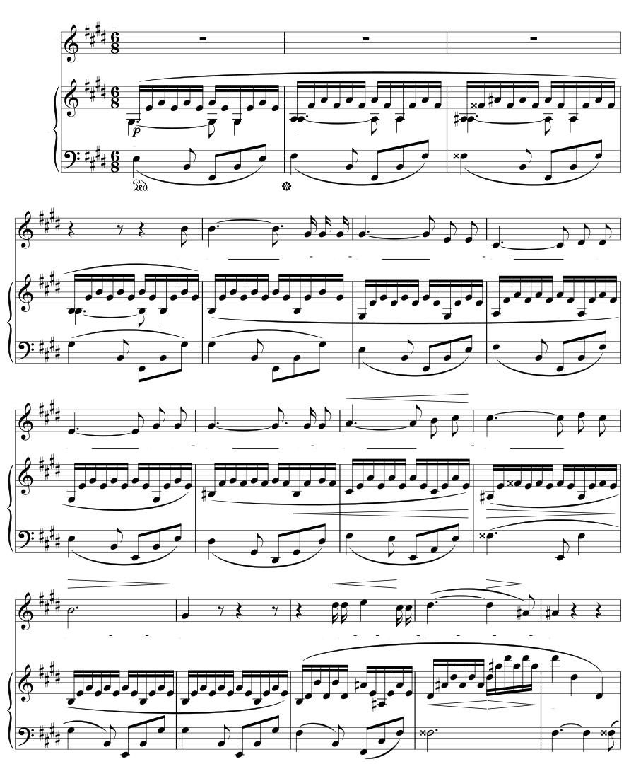 Лунный свет (Clair de lune). Восточные мотивы