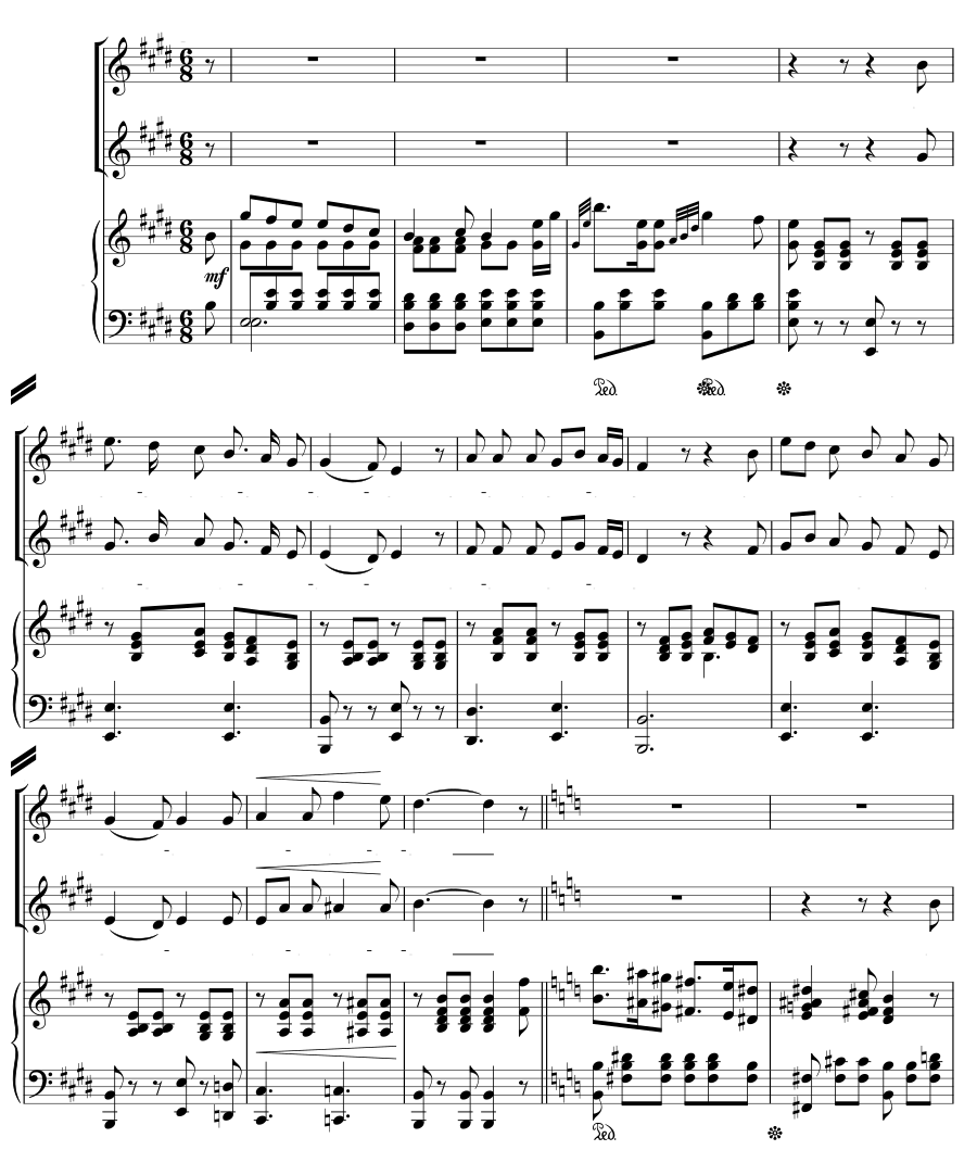 Остров духов (Die Geisterinsel). 3 дуэта, соч. 11