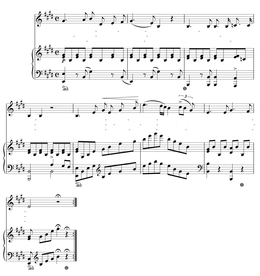 Послечувствие (Nachgefühl). 6 песен, соч. 10