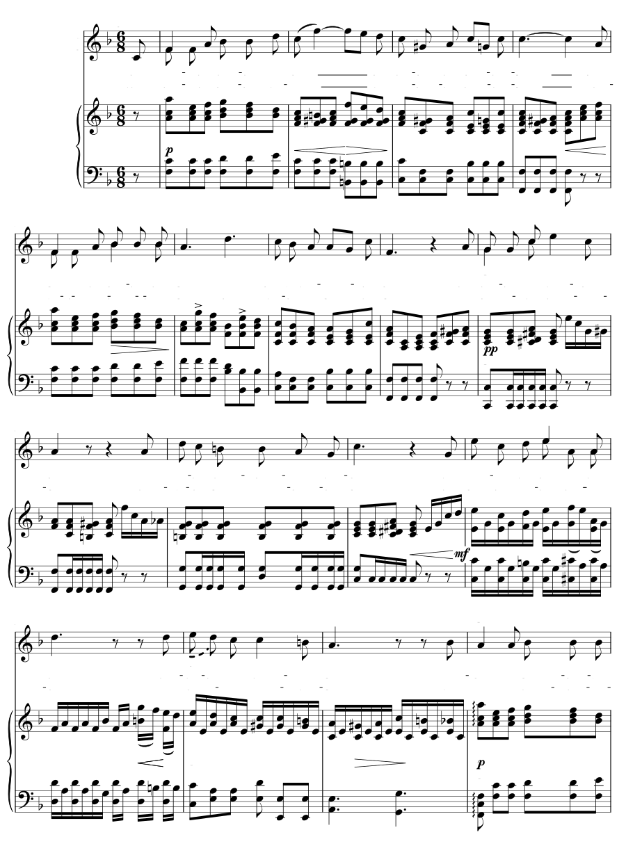 Ночная поездка (Nächtliche Fahrt). 6 песен, соч. 16
