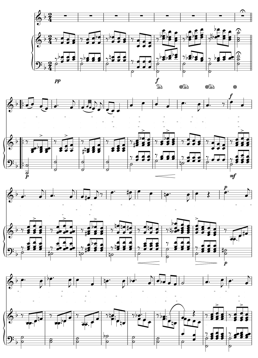 Прощание (Abschied). 6 песен, соч. 19