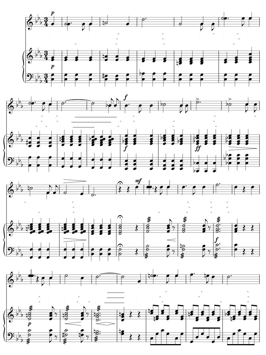 Духи услышали (Die Geister haben’s vernommen). 6 песен, соч. 6