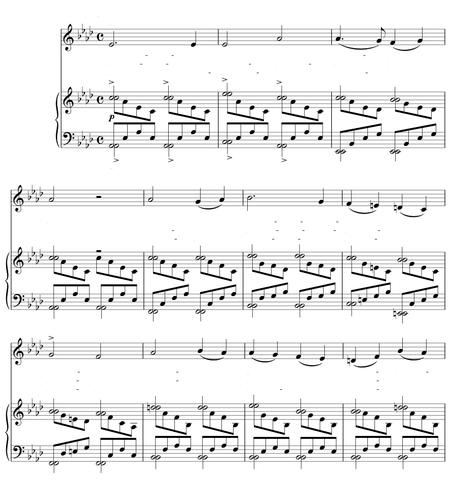 К Луне (An Luna). 6 песен, соч. 6