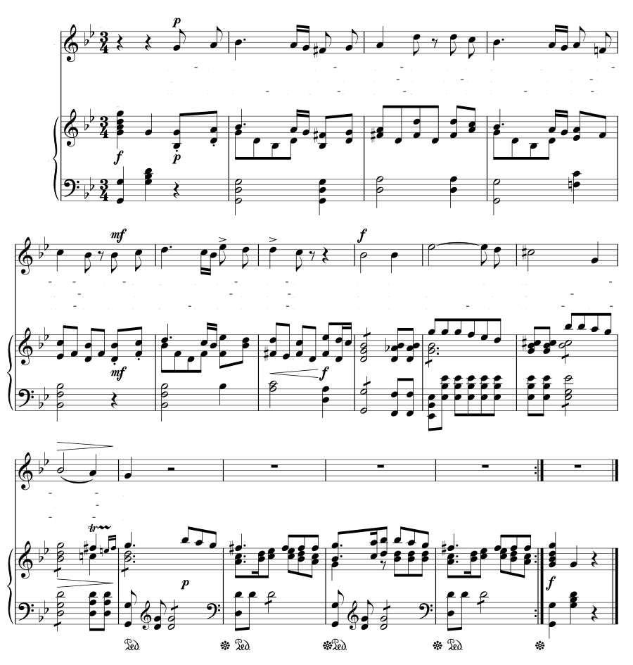 Утраченное счастье (Verlornes Glück). 6 песен, соч. 6