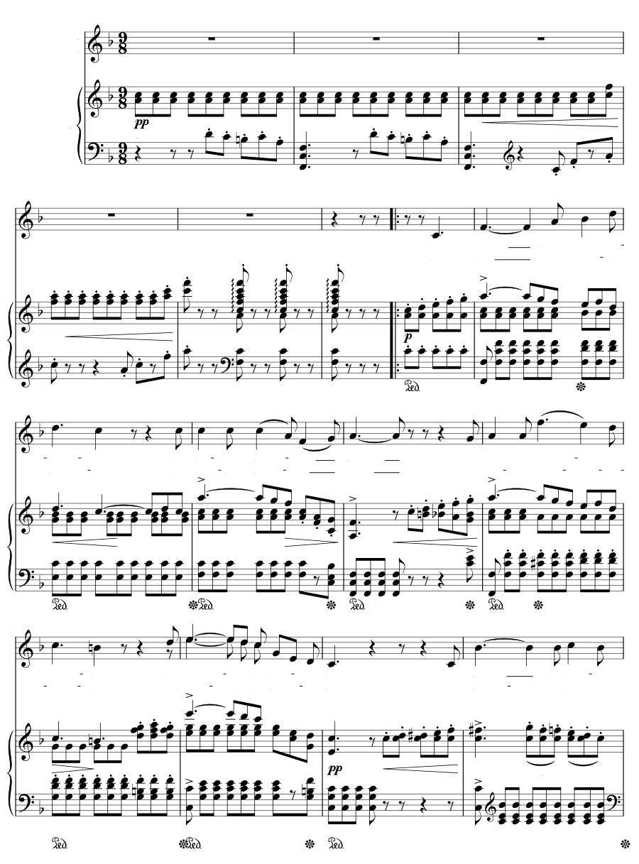Ночная песня (Nachtlied). 6 песен, соч. 7
