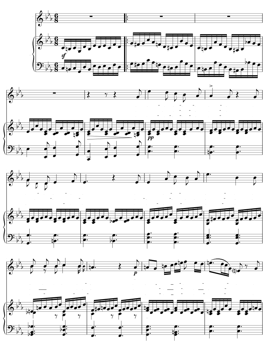 Проплывая мимо (Vorüberfahrt). 6 песен, соч. 7