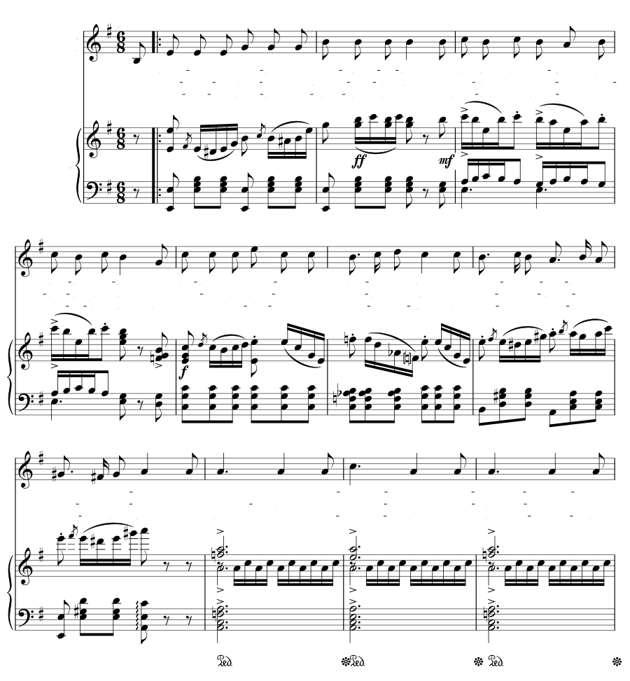 Цыгане (Die Zigeuner). 6 песен, соч. 7