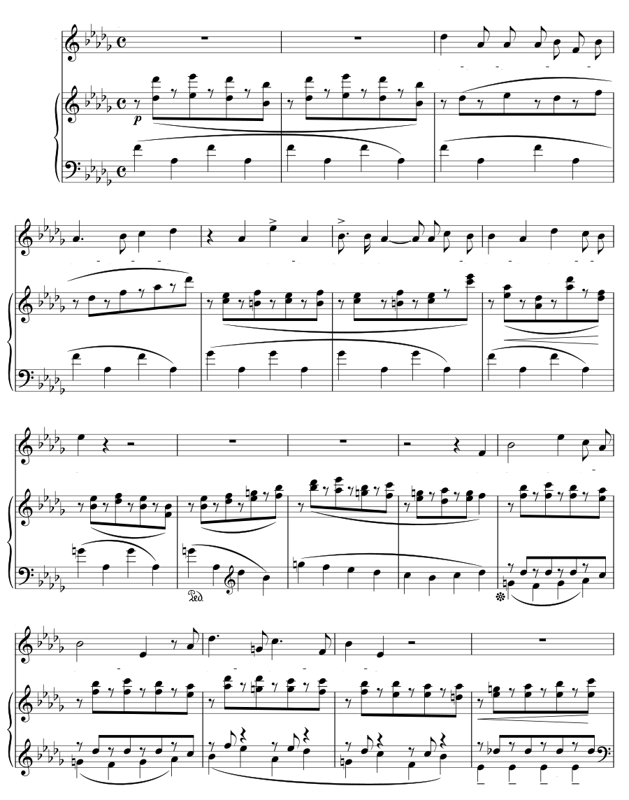 Ландыш (Maiglöckchen). Песни цветов