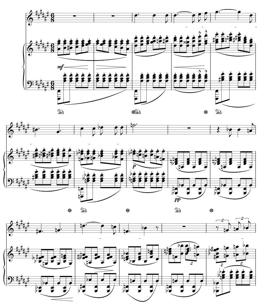 Сирень (Flieder). Песни цветов