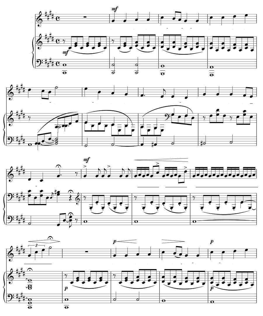 Обращённая (Die Bekehrte). Песни юности