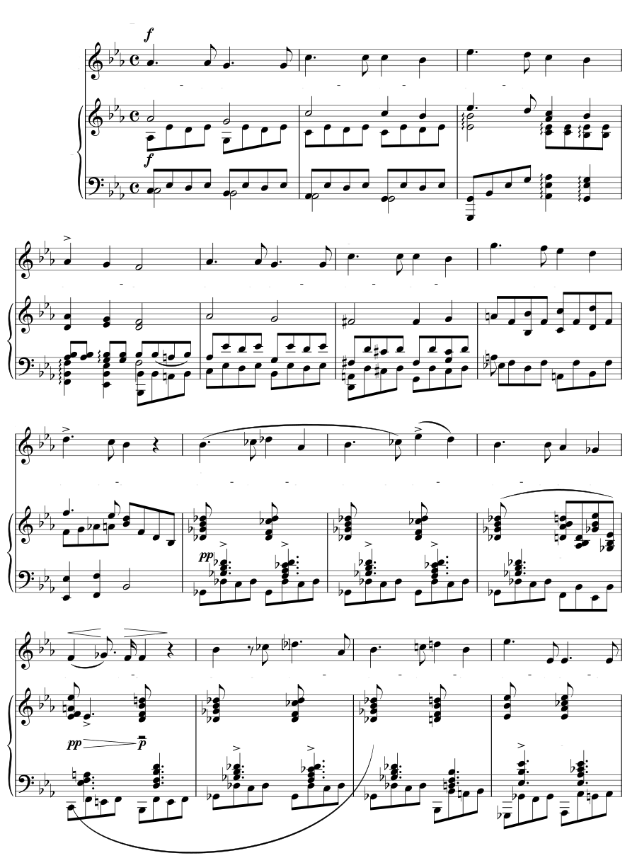 Вечная близость (Ewige Nähe). 3 песни, соч. 8