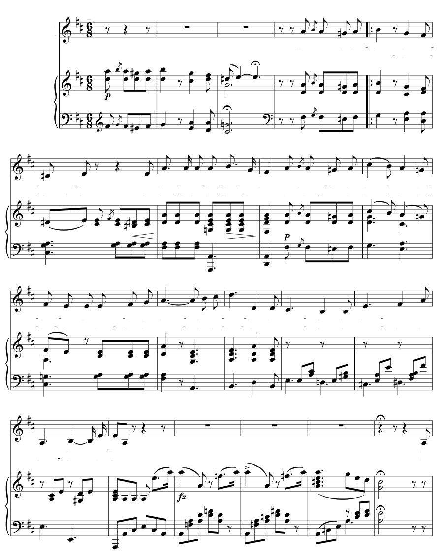 Ласточки (Die Schwalben). 6 песен, соч. 10