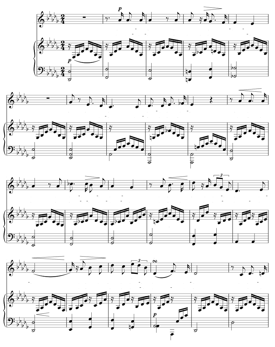 Прощание (Abschied). 6 песен, соч. 10