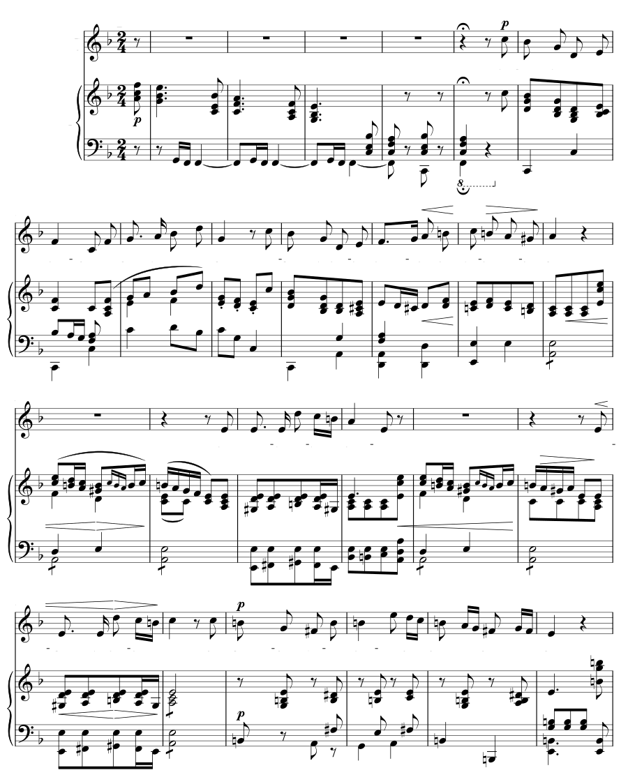 Ты так редко думаешь обо мне (Du denkst an mich so selten). 6 песен, соч. 26