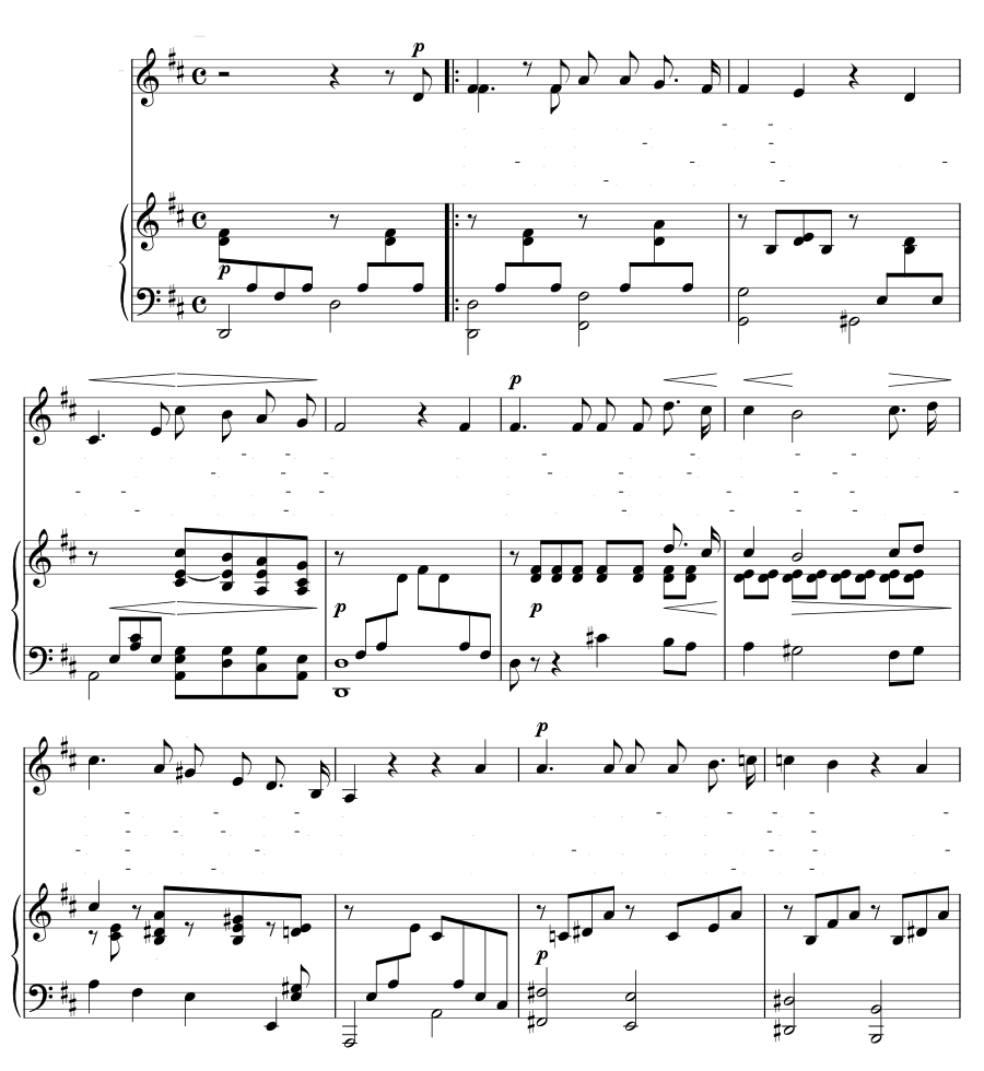 Тропа, которой ты так часто ходила (Der Pfad den Du so oft gezogen). Песни скорби, соч. 29