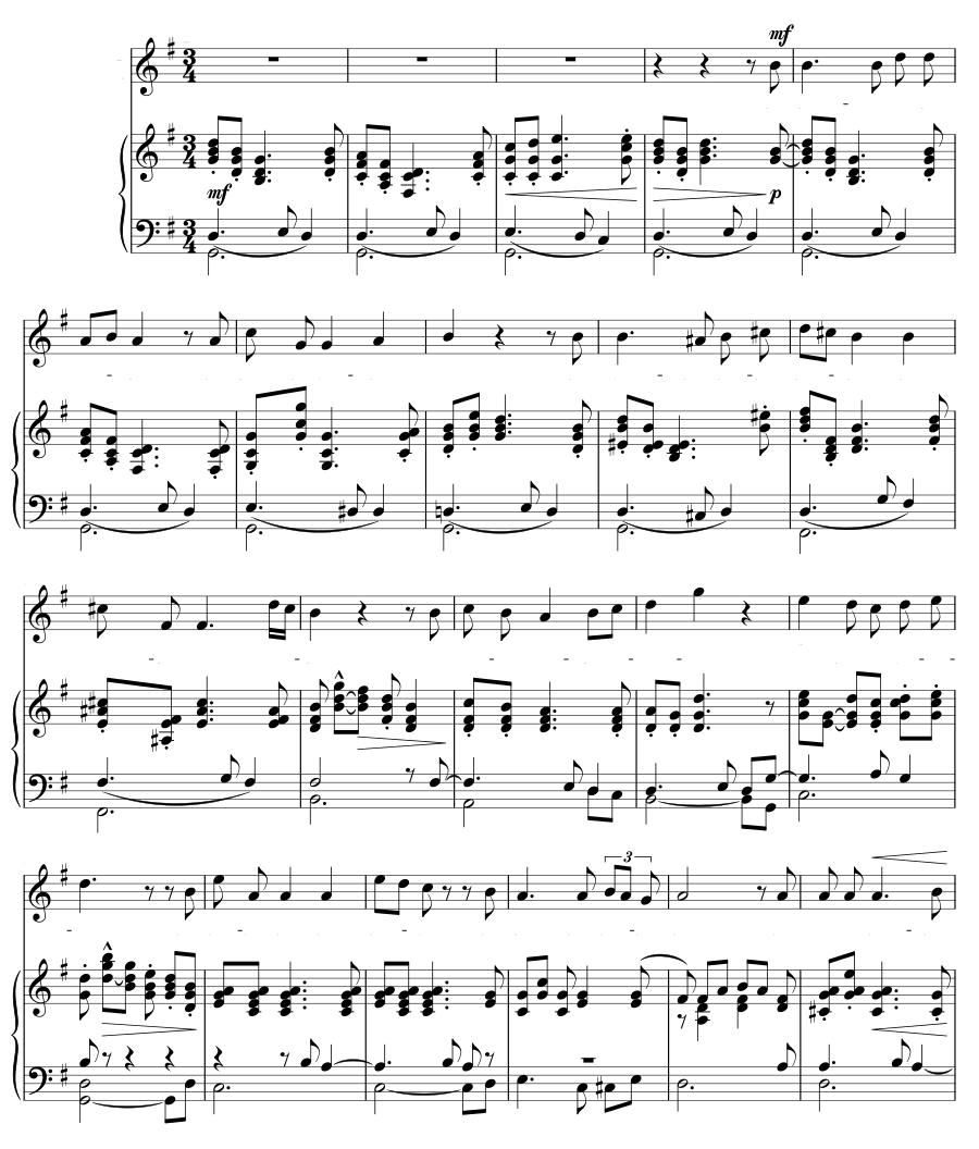 Колыбельная (Wiegenlied). 5 песен, соч. 7