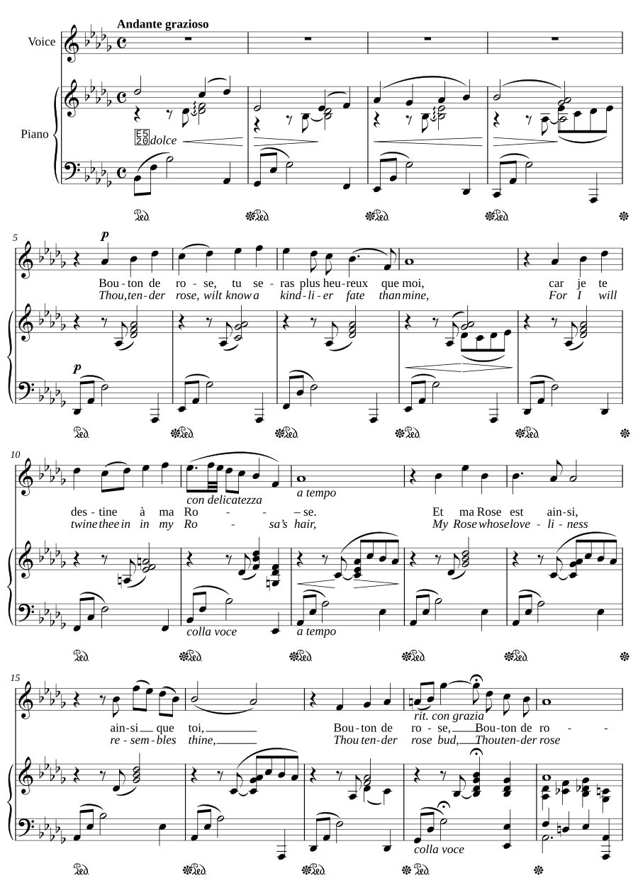 Бутон розы (Bouton de Rose)