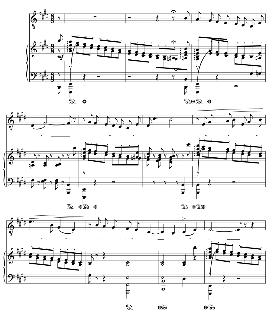 Сон о фиалках (A Dream of Violets). Песни любви и весны