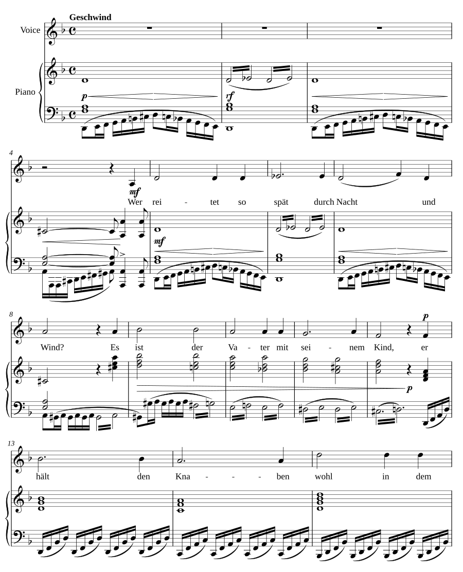 Лесной царь (Der Erlkönig)