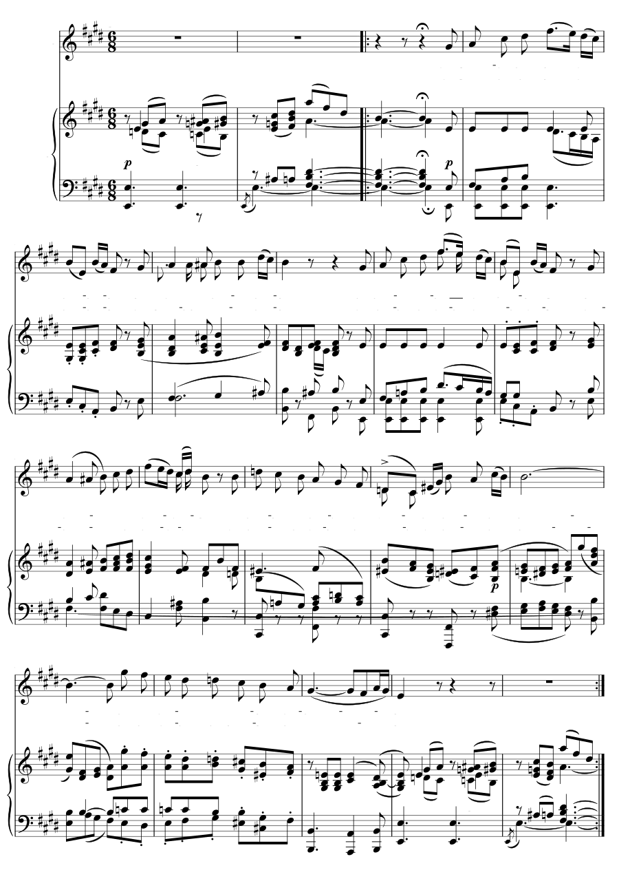 Окно (Das Fenster, MWV K 29). 6 песен, соч. 86