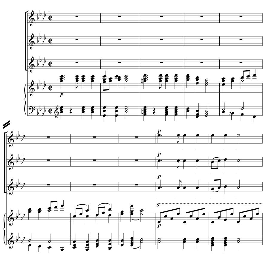 Песня летних ветров (Song of the Summer Winds). Песни воспоминания