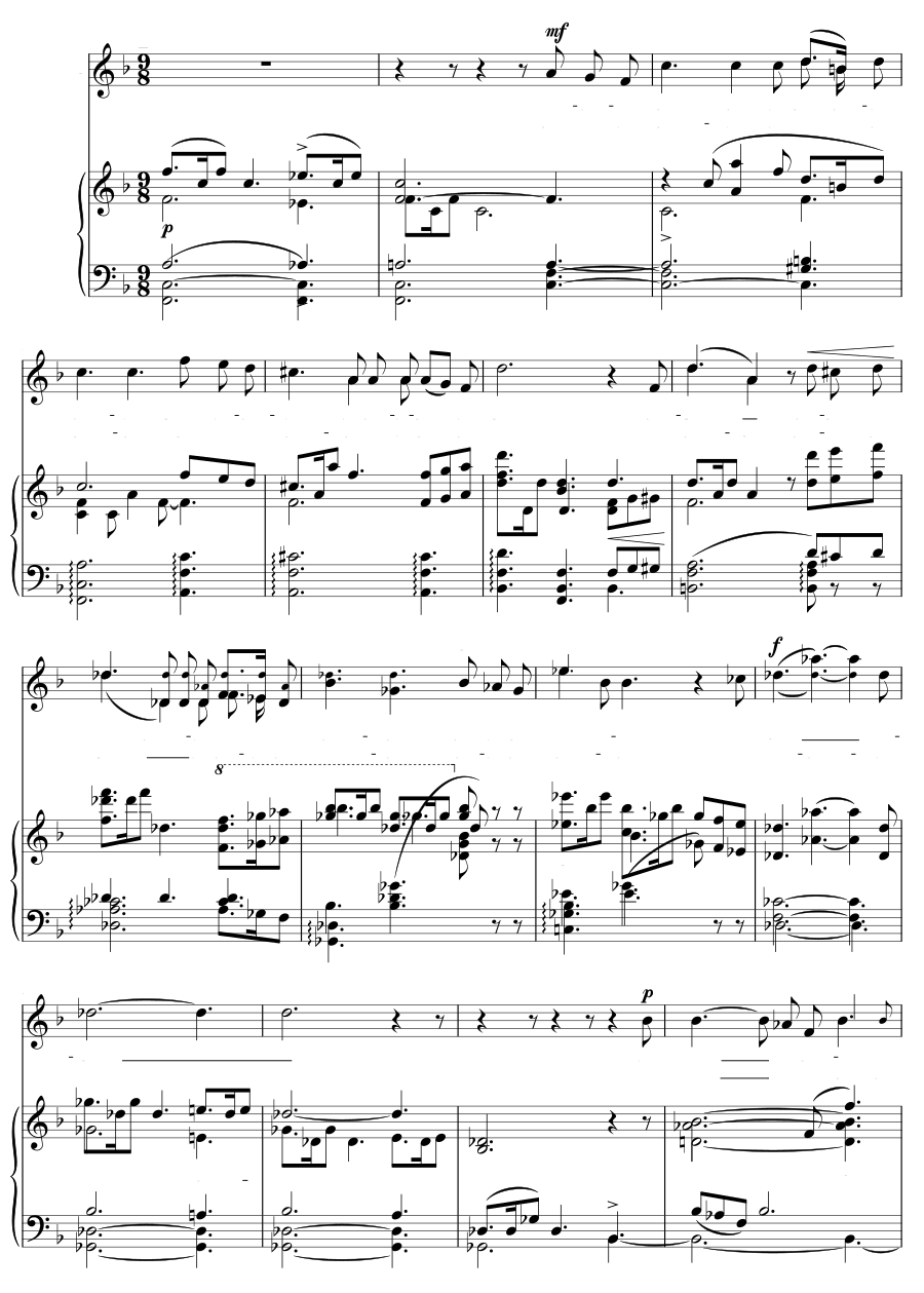 Кантилена (Cantilène). 10 песен
