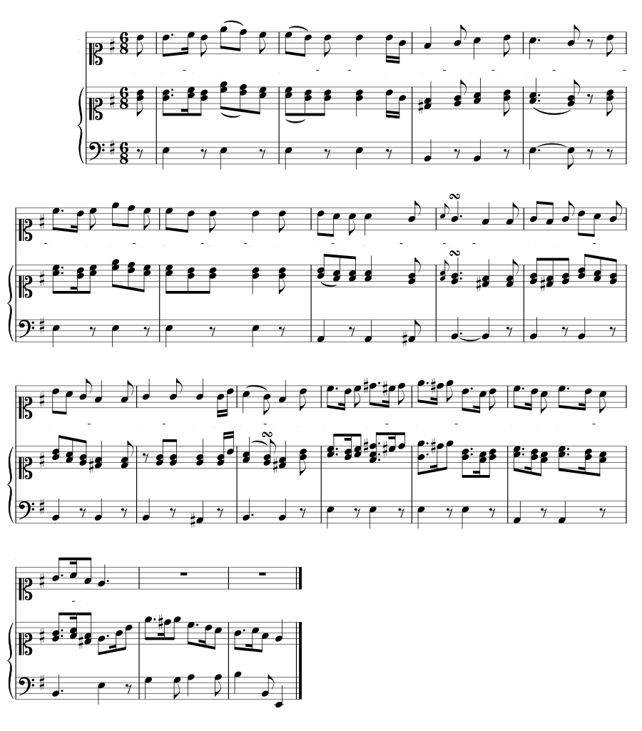 К моим далёким любимым (An meine entfernte Lieben). 12 песен, 1786