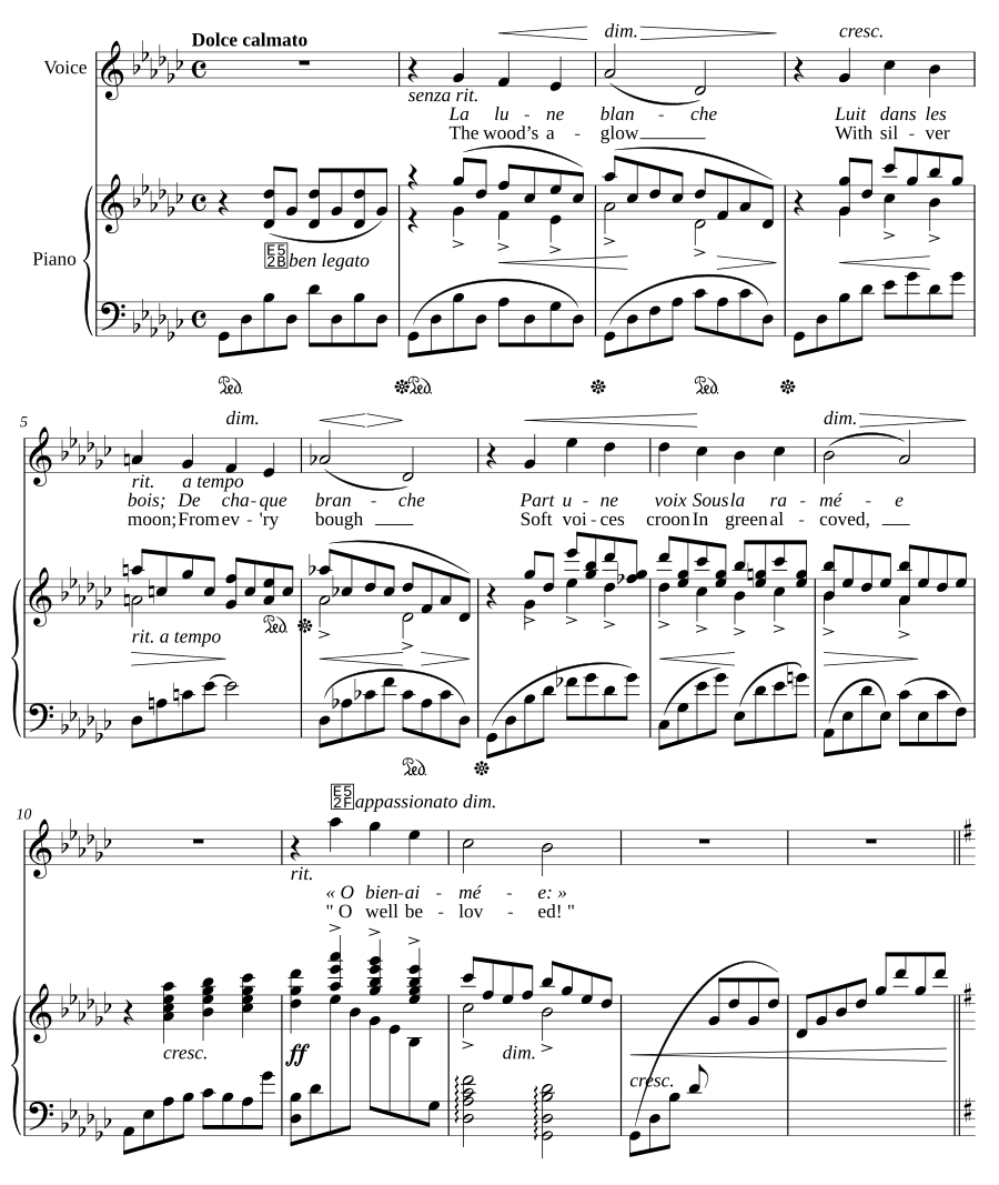 Изысканный час (L’heure exquise)