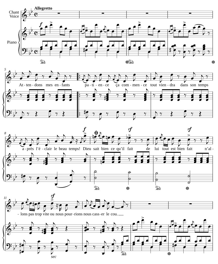 Добрый кюре Терпение (Le bon curé patience)