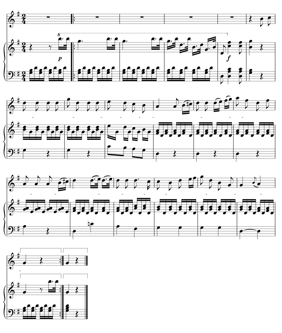 Птичья мольба (Betteley der Vögel). 12 песен, соч. 3