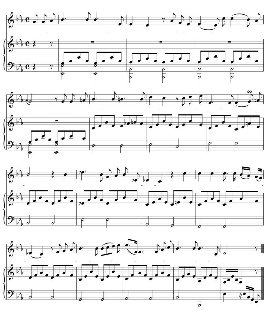 К Марии (из духовных песен Новалиса) (An Maria (aus Novalis geistlichen Liedern)). 12 песен, соч. 3