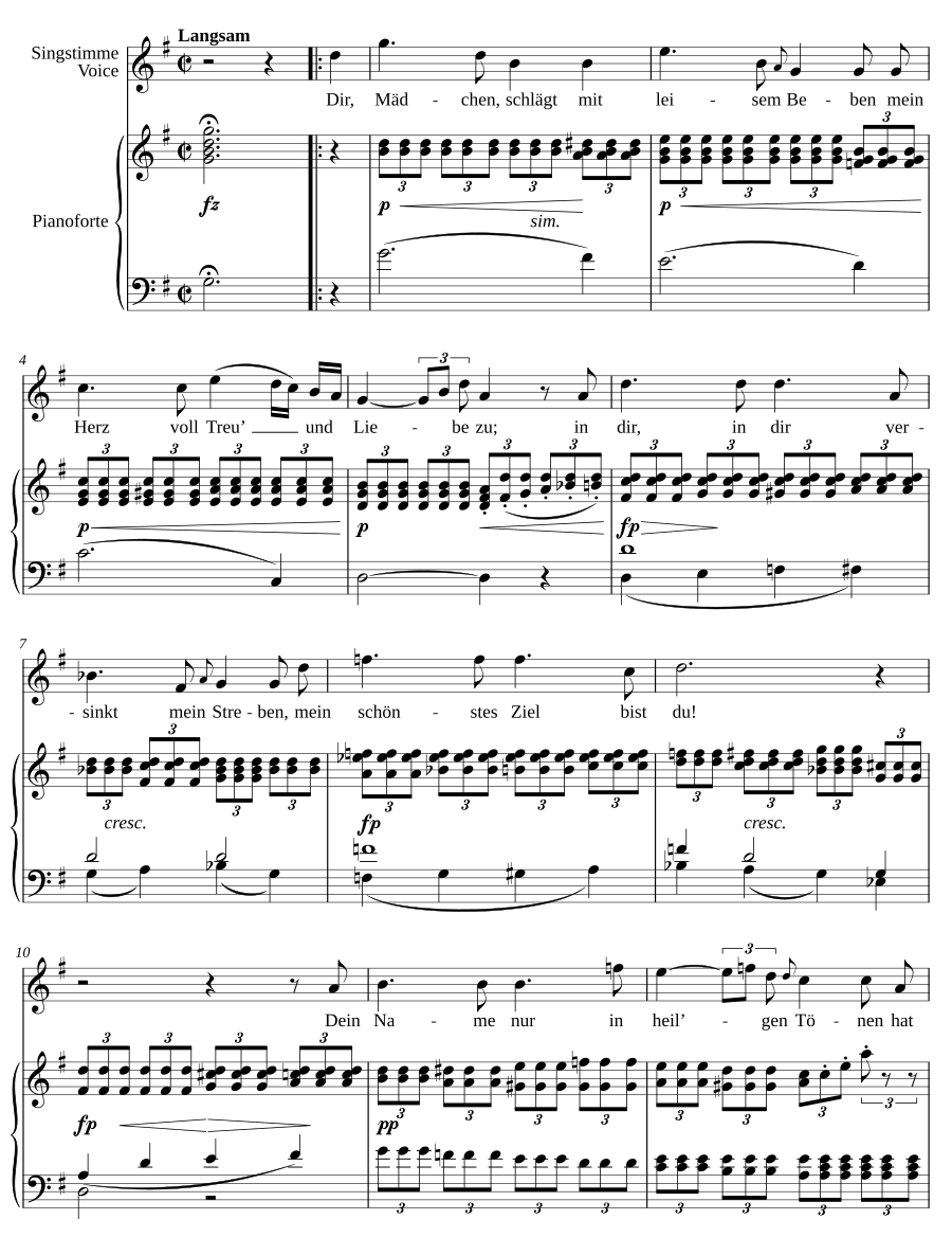 Упоение любви (Liebesrausch, D.179)