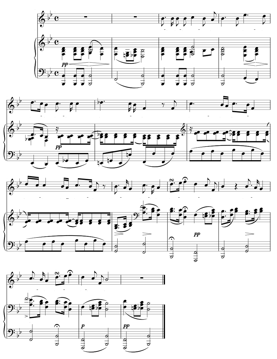 Ночная песня странника (Wandrers Nachtlied, D.768). 4 песни, соч. 96