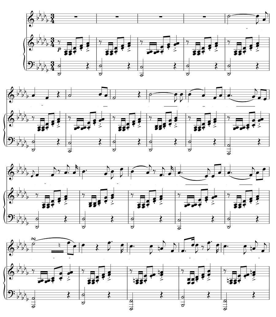 Первая песня Эллен (Ellens Gesang I, D.837). Соч. 52